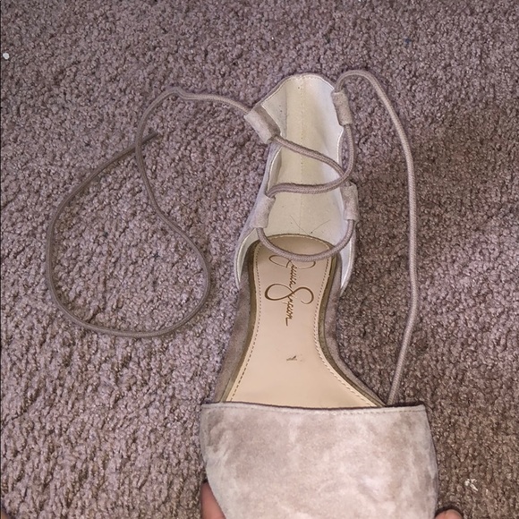 Jessica Simpson Tie-Up Flats - Picture 3 of 3